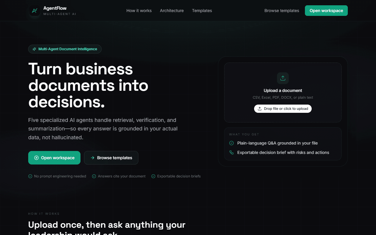 AgentFlow screenshot
