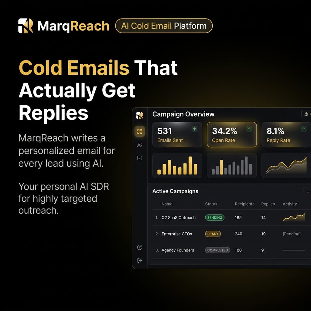 MarqReach screenshot